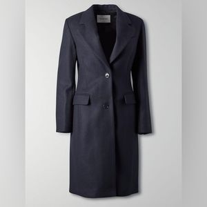 Babaton Davenport Wool Coat BNWT XS- Navy Stone
